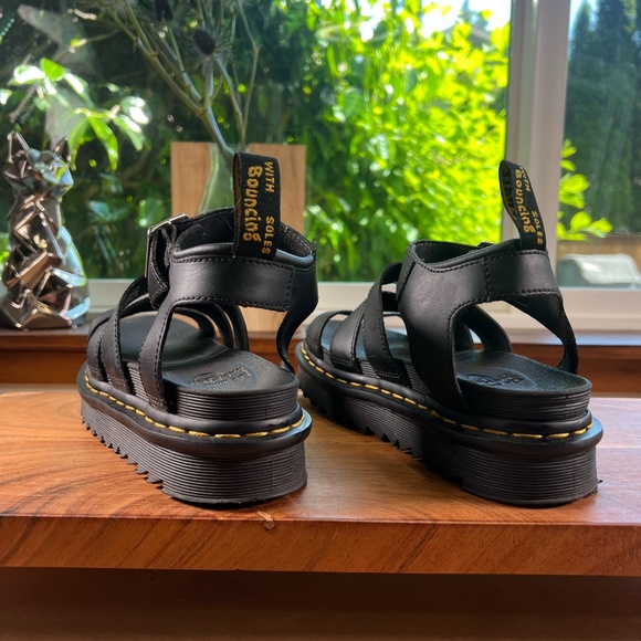 COPY - Doc Martens Blaire 3 Strap Sandal Black Hydro wns 36 - Picture 6 of 9